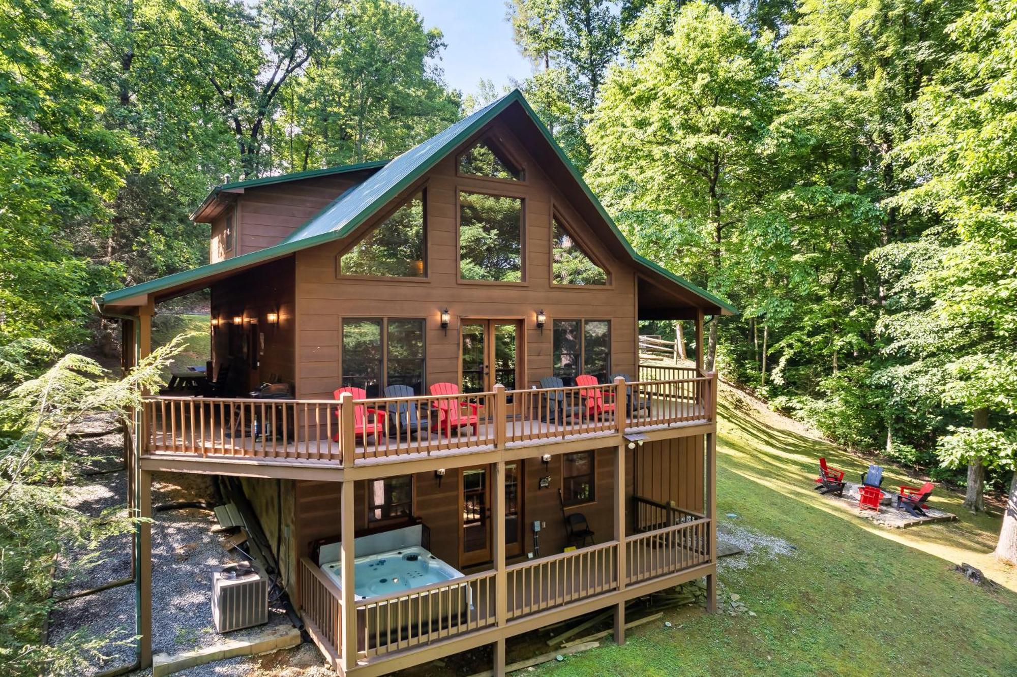 Peaceful Family Cabin With Hot Tub, Game Room, & More! Севьервилл Экстерьер фото