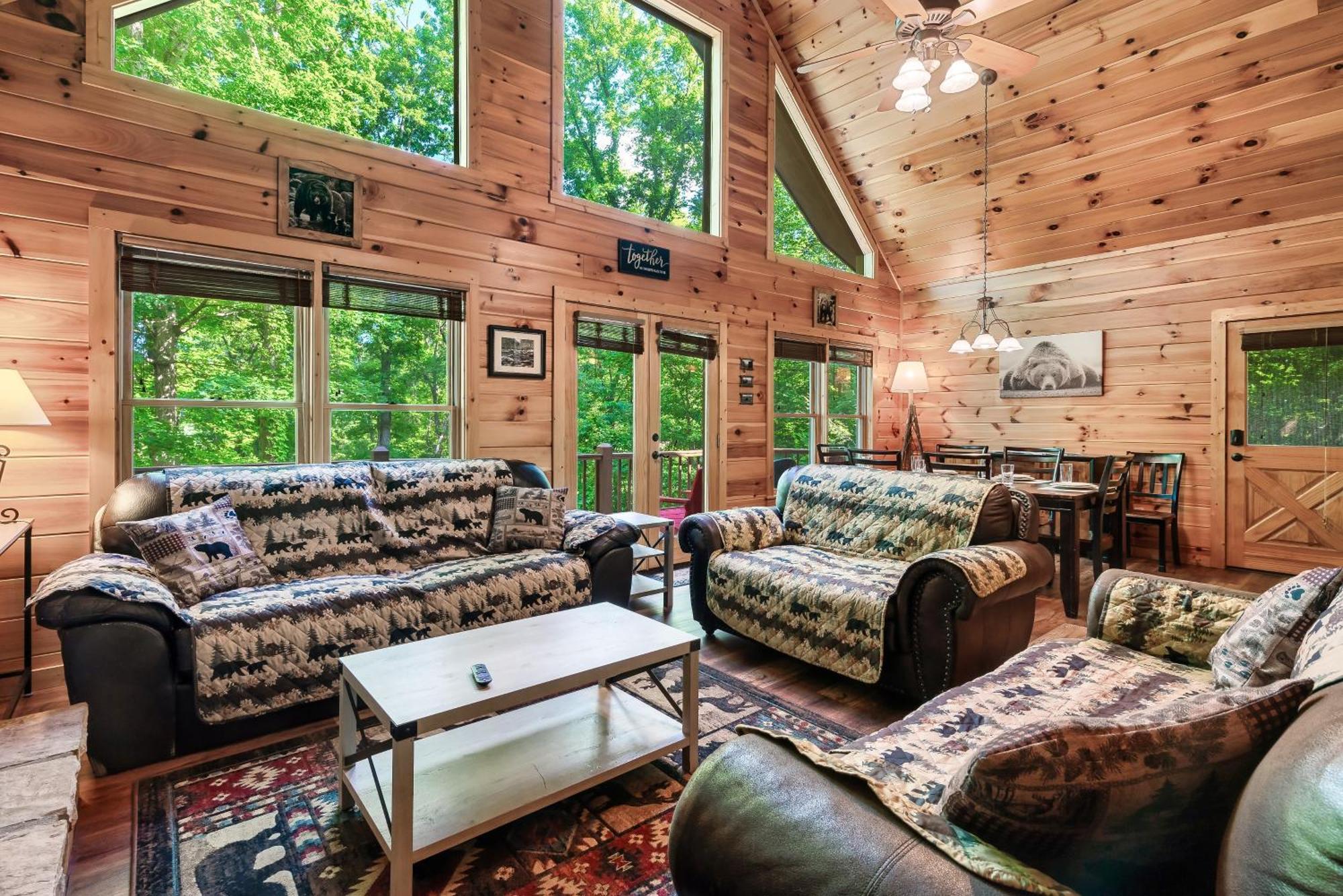 Peaceful Family Cabin With Hot Tub, Game Room, & More! Севьервилл Экстерьер фото